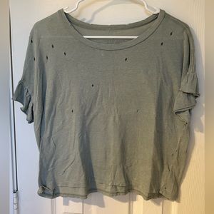 American eagle shirt, size xs, color green
